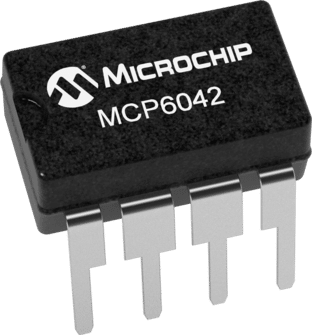 MCP6042-I/P by Microchip Technology