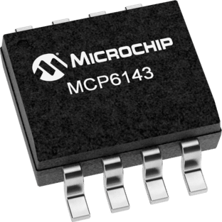 MCP6143T-E/SN by Microchip Technology